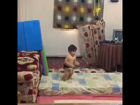 Arat Hosseini's Amazing Baby Backflip! 💪