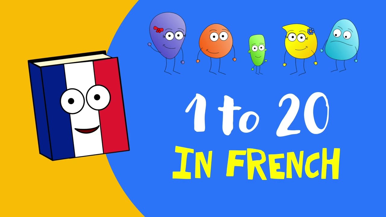 French 1-20 Children's Song for Kids 🇫🇷