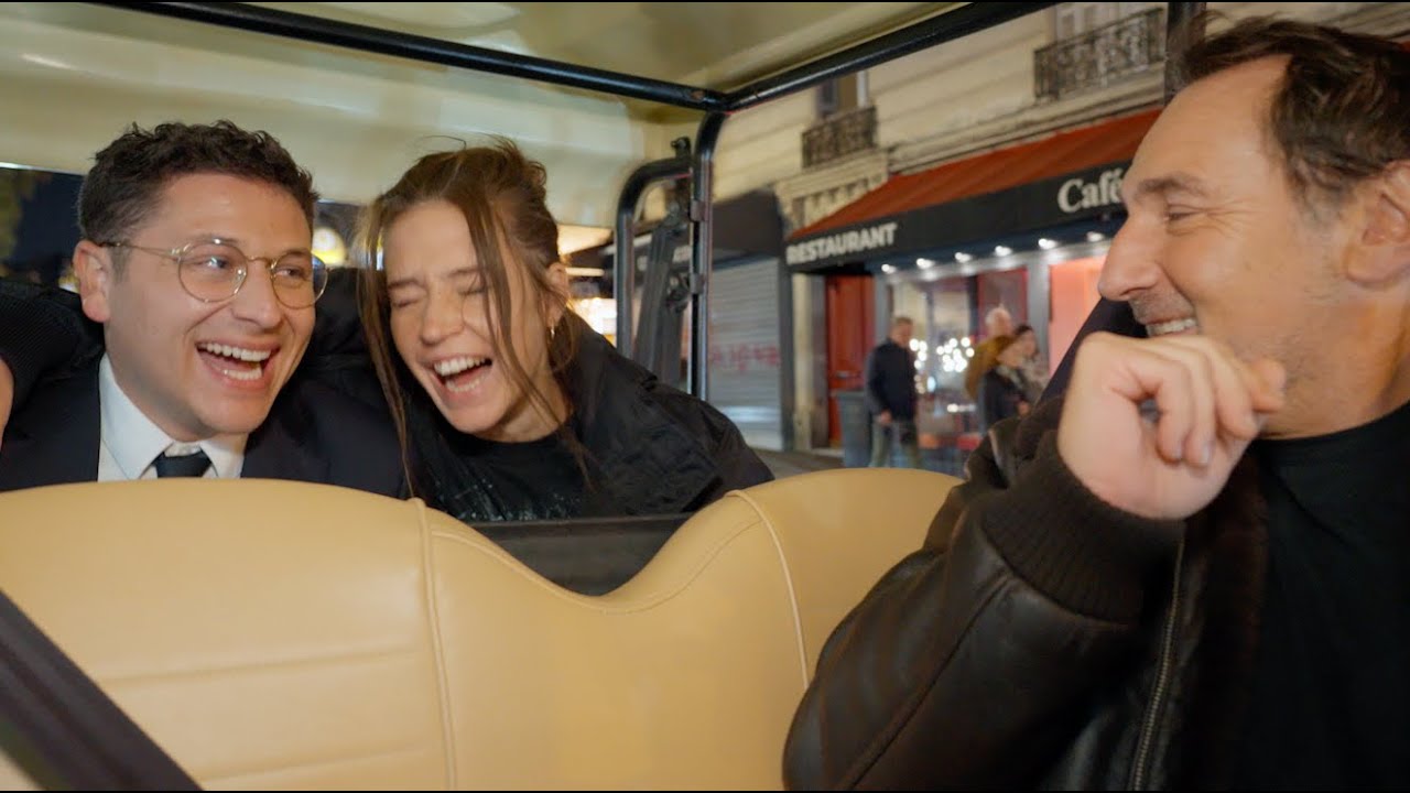 Loris Giuliano, Adèle Exarchopoulos & Gilles Lellouche en balade