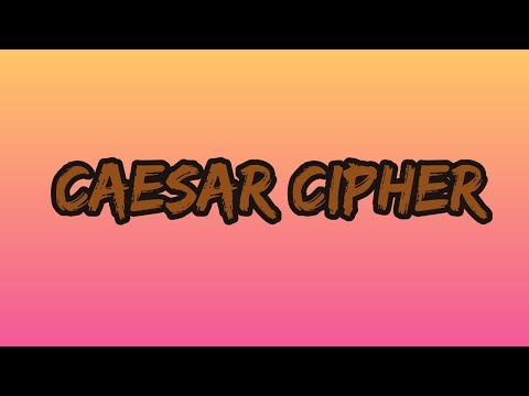 Caesar cipher algorithm with Example | Cryptography | Cyber Security