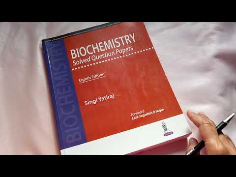 Biochemistry Solved Question Paper BOOK Singi Yatiraj pass read write answer format important review