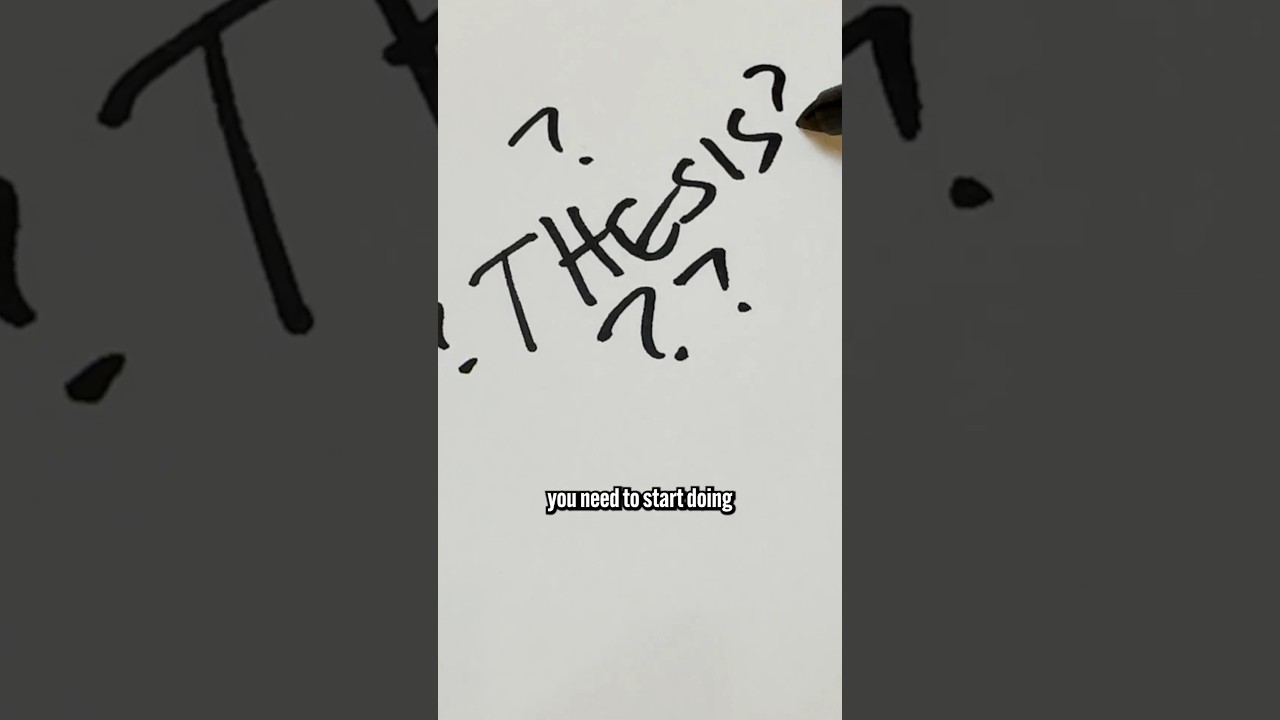 Easy THESIS Trick (DBQ/LEQ)