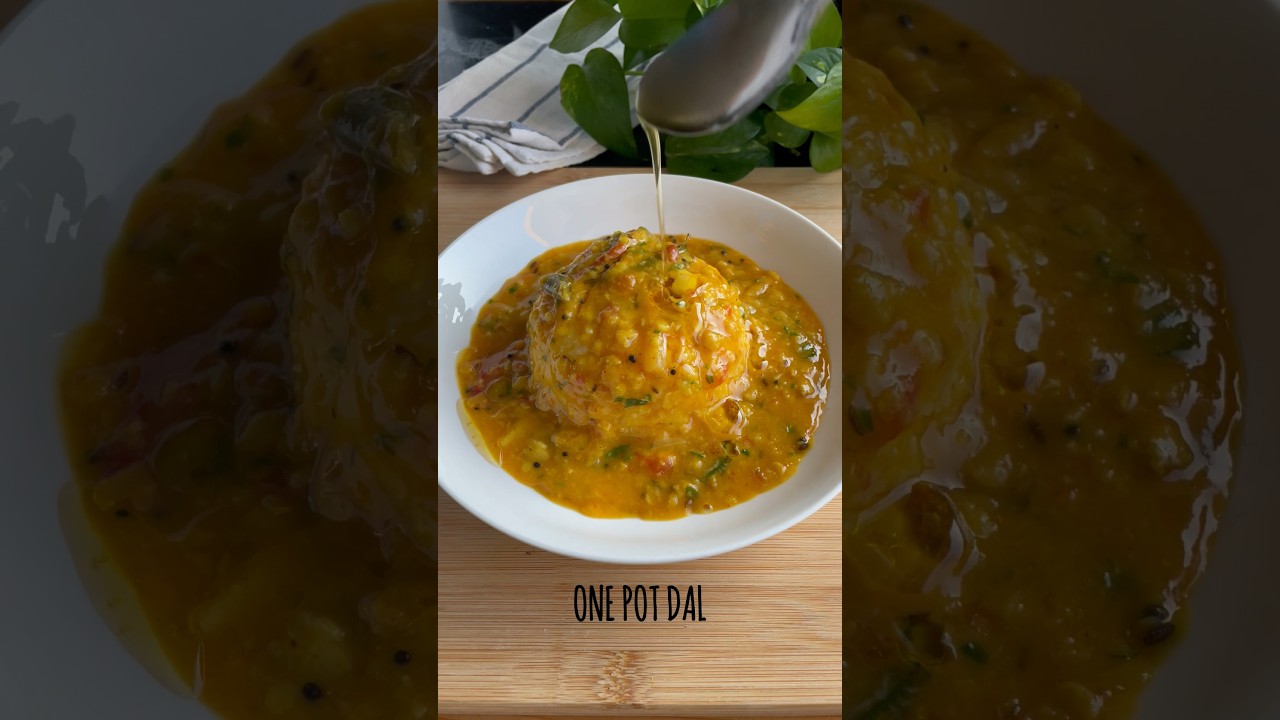One pot dal recipe #recipevideo #dal #onepotmeal #onepot #onepotrecipes #dalrice #dalchawal