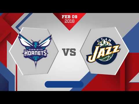 Charlotte Hornets vs. Utah Jazz - February 9, 2018