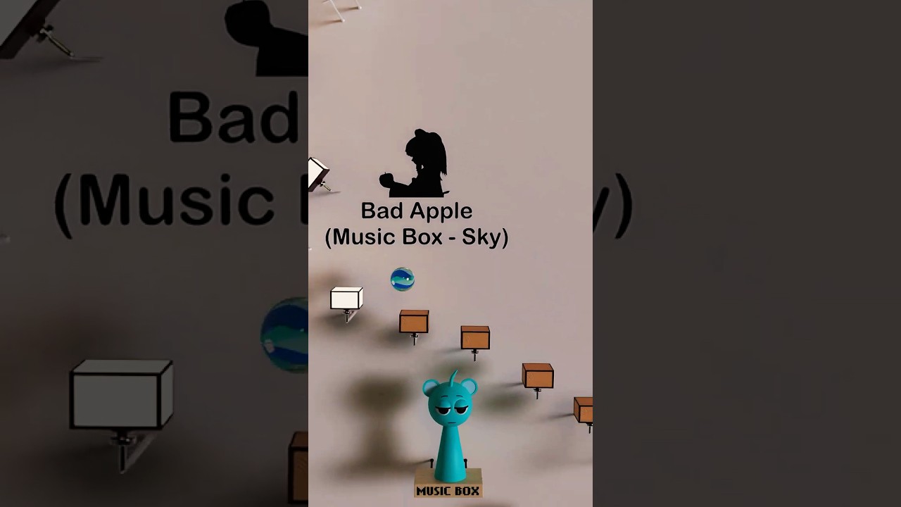 Sprunki: Bad Apple on Cool Music Box Sky 🎶
