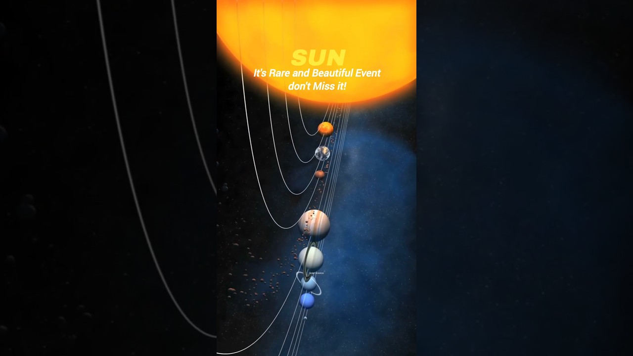 Don't Miss This Rare Planetary Alignment | Coming in 2026 🤩🤯 #space #shorts #astronomy #sciecne