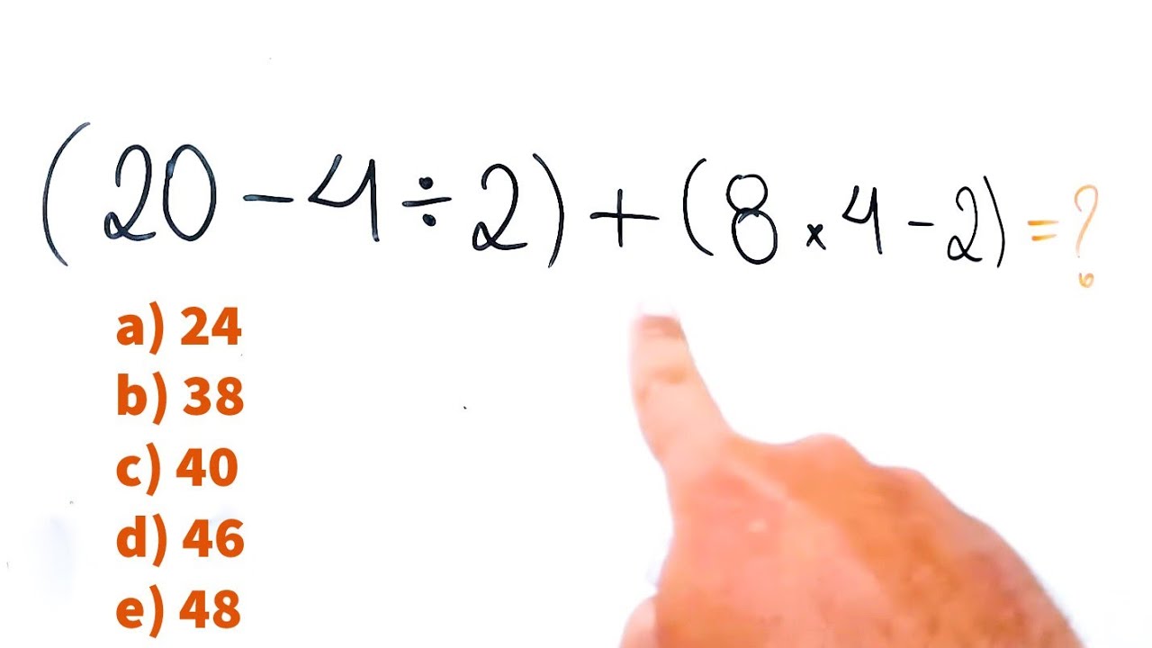 SOS Matemática Básica: Expressão Numérica