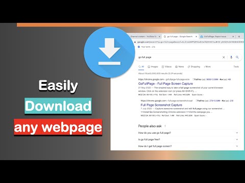 How to save webpage as PDF - Download full page
