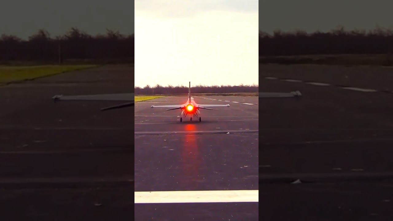 Power Up Your Flight with the E-flite F-16 80mm RC Jet ✈️