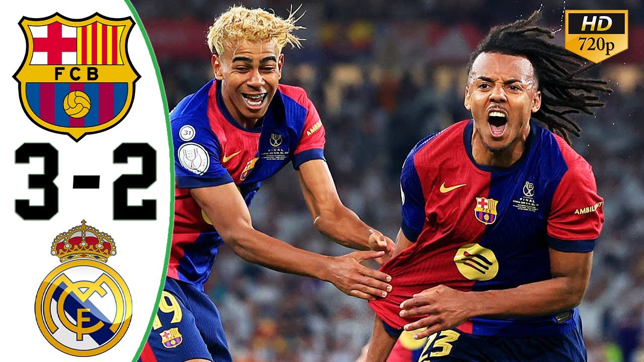 Barcelona vs Real Madrid 3-2: Goals and Highlights from 2025 Match