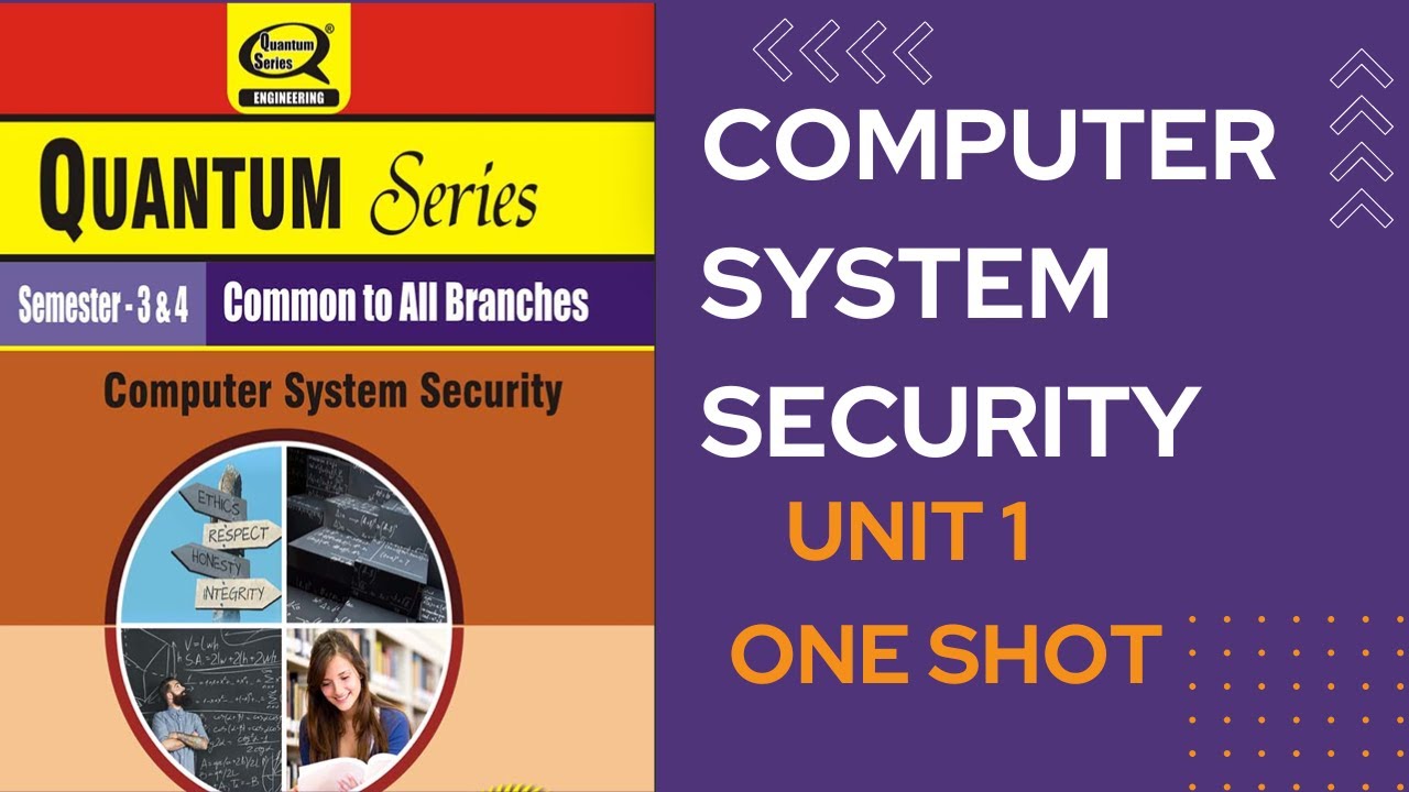Computer System Security - Quantum AKTU OneShot: UNIT 1 Overview