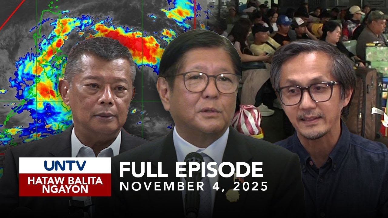 UNTV: Hataw Balita Nov 4, 2025 | Bagyo Tino disrupts classes 🚢