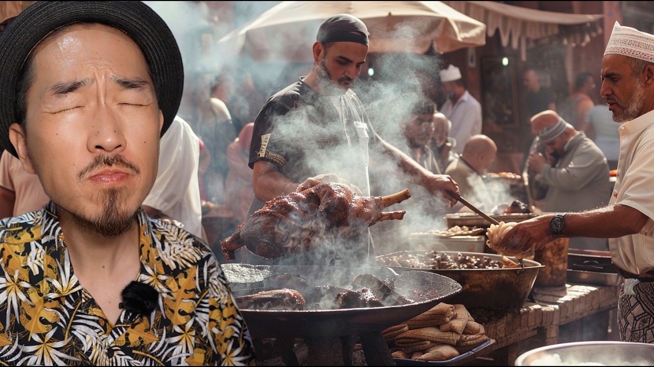 Discover the Best Street Food in Marrakech 🍢 | A Hot Summer Food Adventure