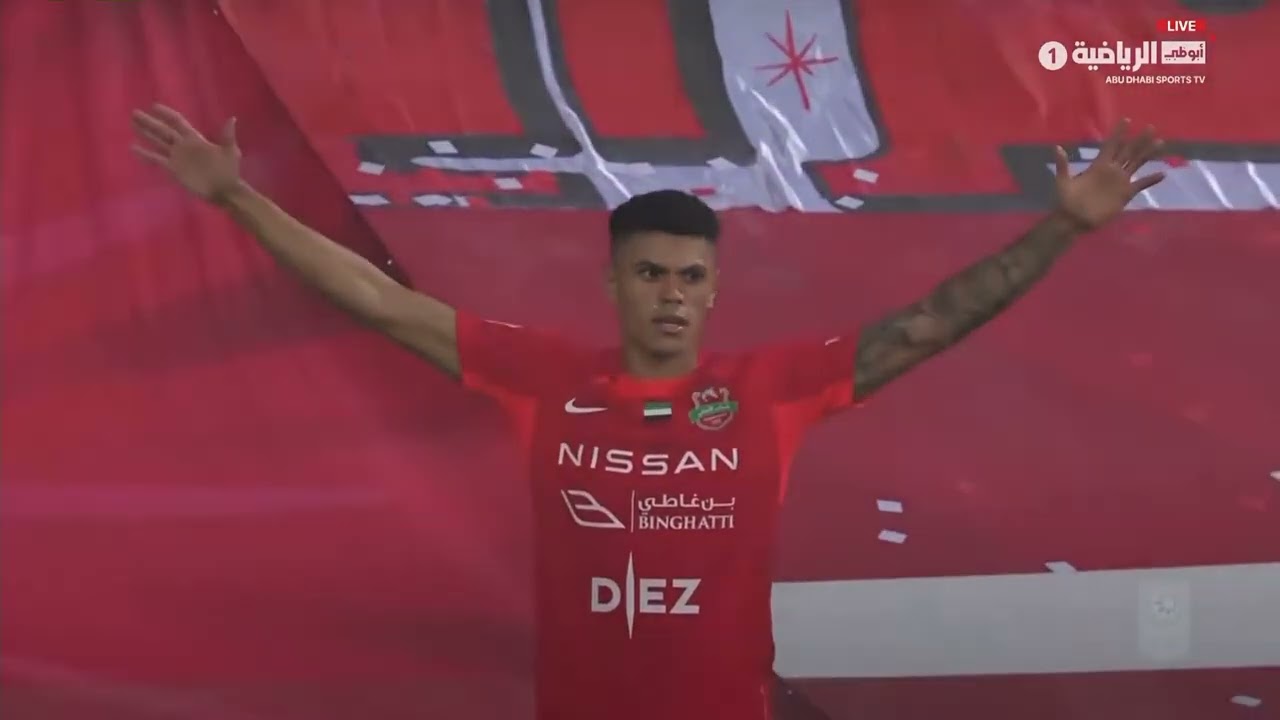 ملخص مباراة الشارقة وشباب الأهلي في دوري أدنوك الجولة 12