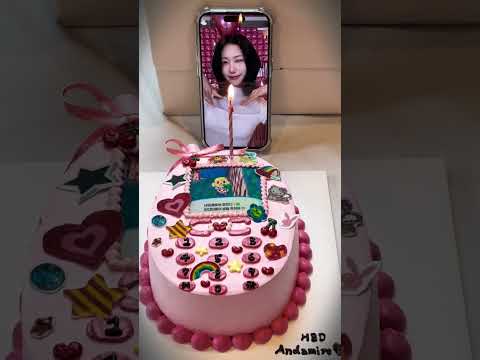 My cat's birthday 🩷 #지니어스 #Geenius  #안다미로 #Andamiro #アンダミロ