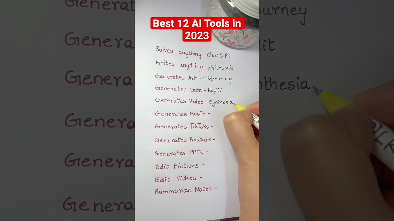 Top 12 AI Tools You Must Try in 2023 🚀