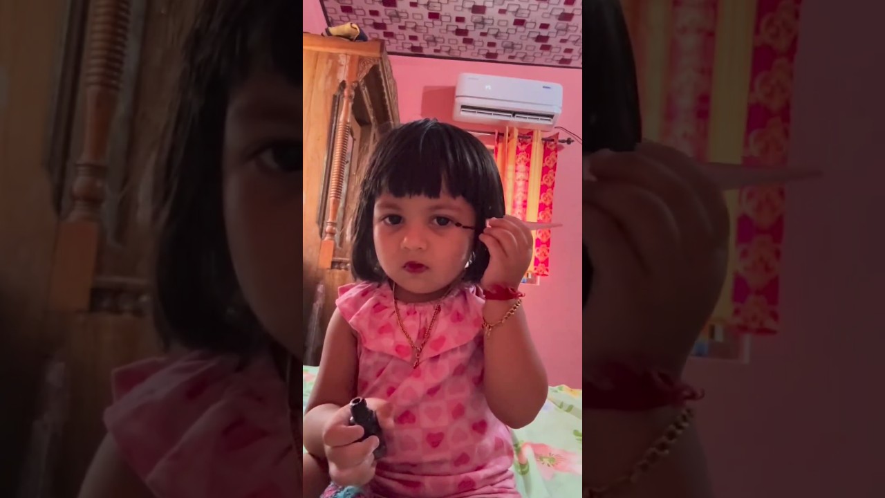 Cute Girl Doing Makeup Viral Meme ✨