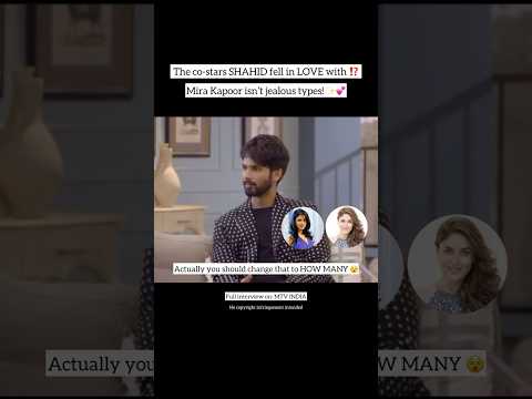 MIRA isn’t the jealous types! 💕✨#shahidkapoor #kareenakapoorkhan #mirakapoor #shahid #jabwemet