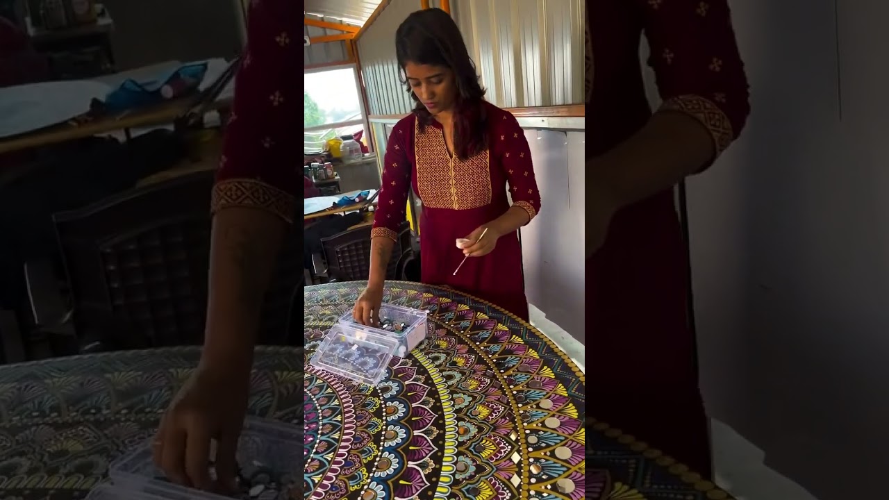 Stunning 5.5 Feet Mandala Painting for βΉ18,000 π¨