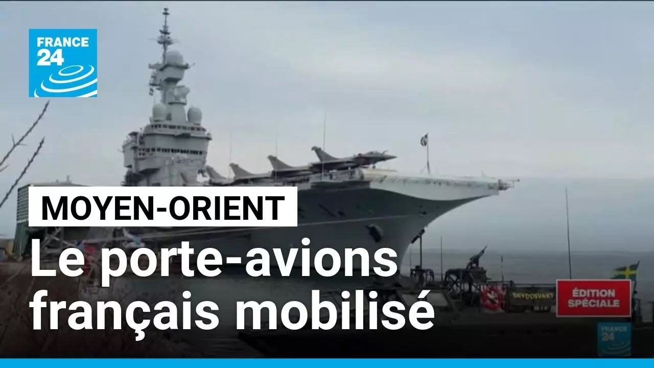 Guerre au Moyen-Orient : Charles de Gaulle mobilisé 🚢