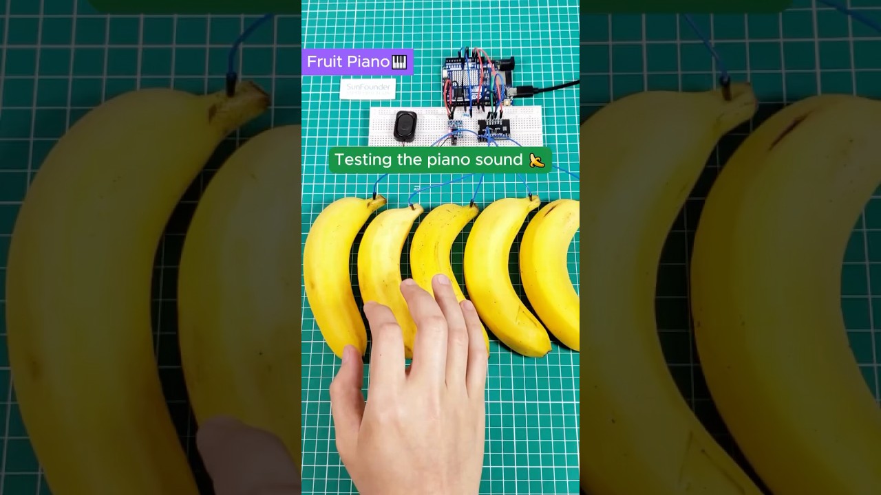 Interactive Fruit Piano with Arduino 🎹