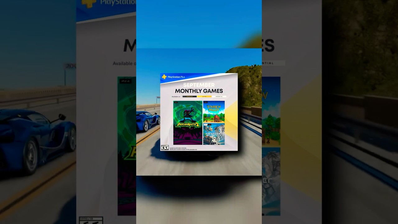 PS Plus Essential September 2025 Games 🎮