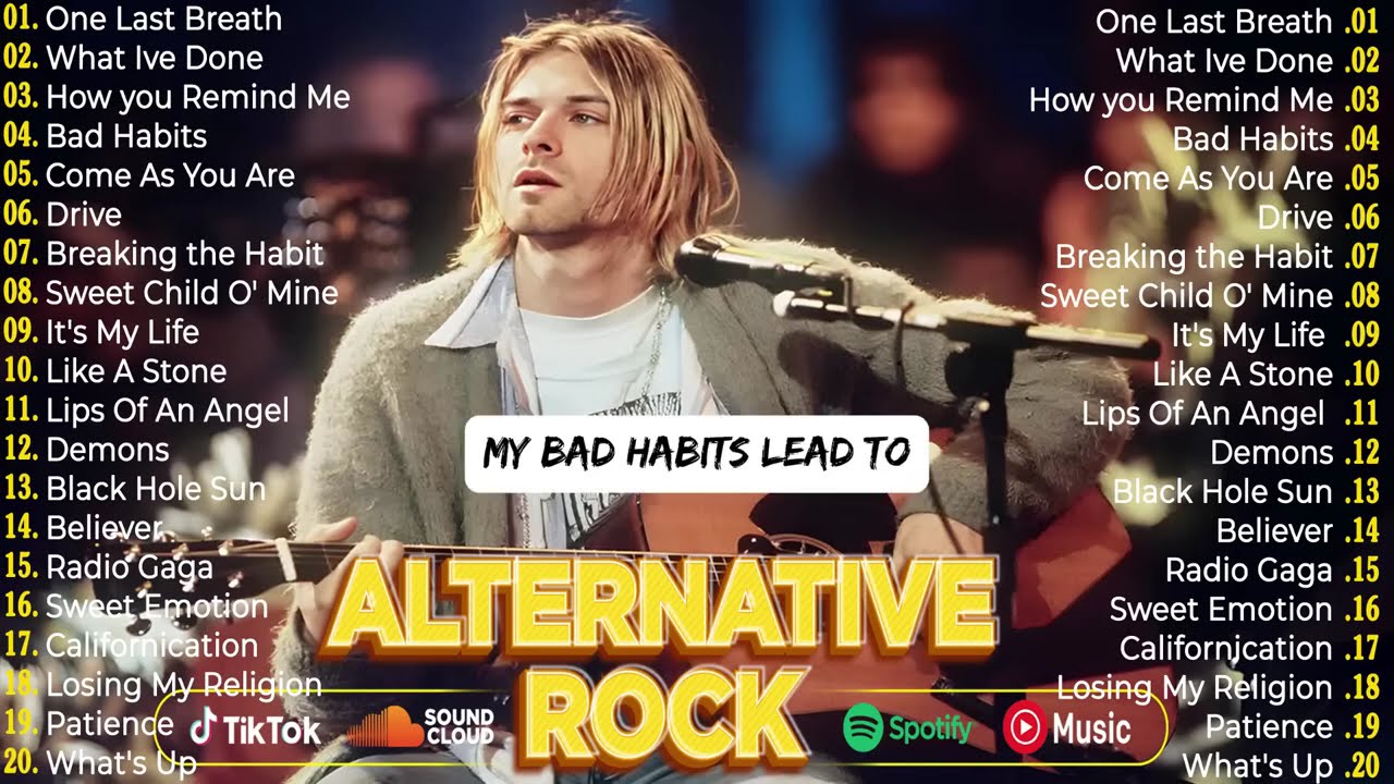 Alternative Rock Compilation Featuring Coldplay and Others