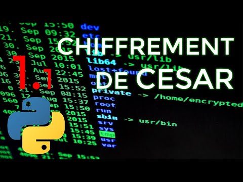 CHIFFREMENT DE CĂSAR EN PYTHON (Cryptographie #1.1)