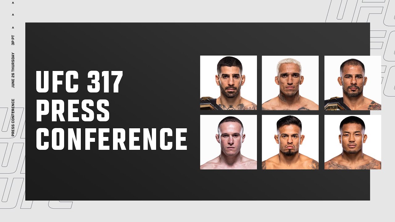 UFC 317: UFC 317 Pre-Fight Press Conference Live 🥊