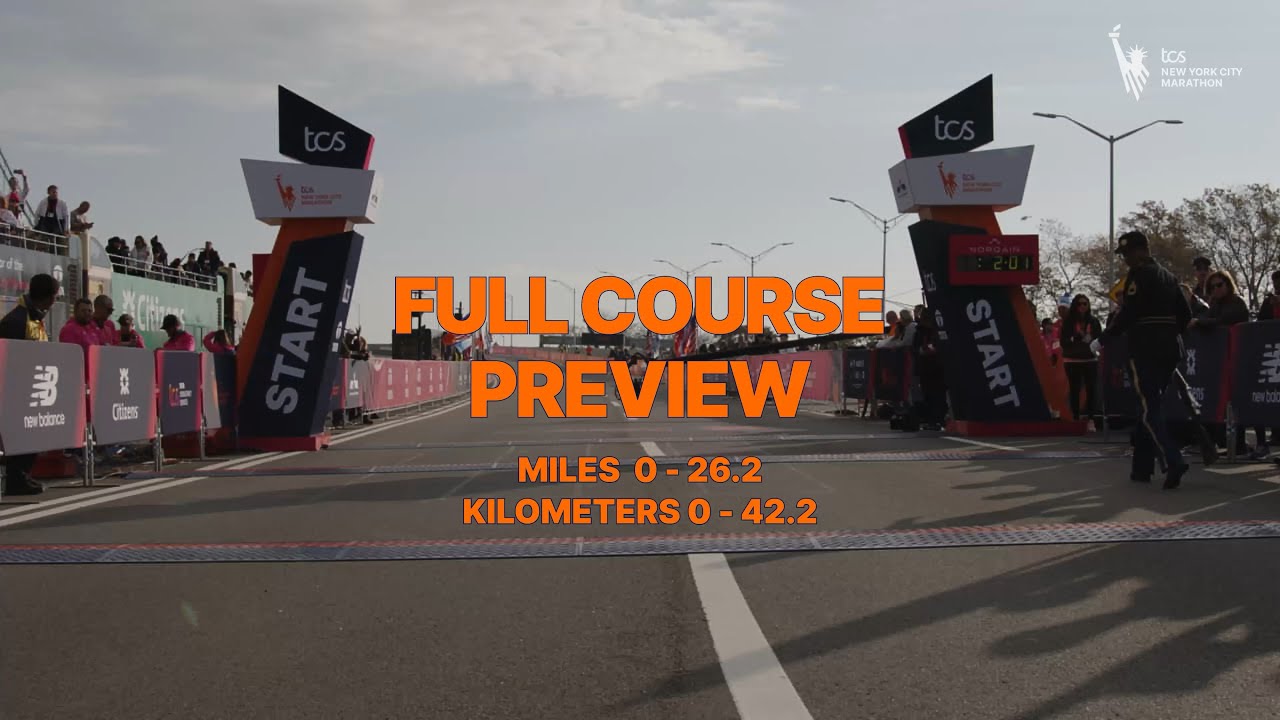 TCS NYC Marathon Course Preview in 4K β Get Ready for Race Day! πββοΈ