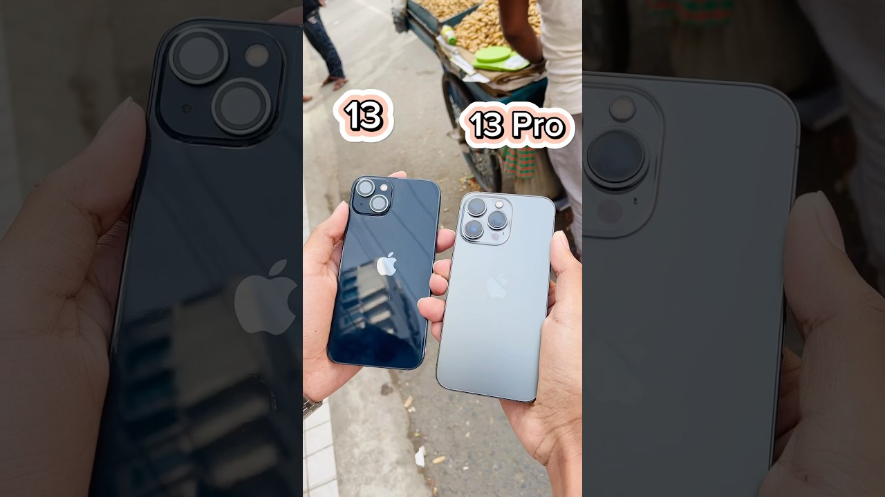 iPhone 13 Vs iPhone 13 Pro || Camera Zoom Test! #shorts