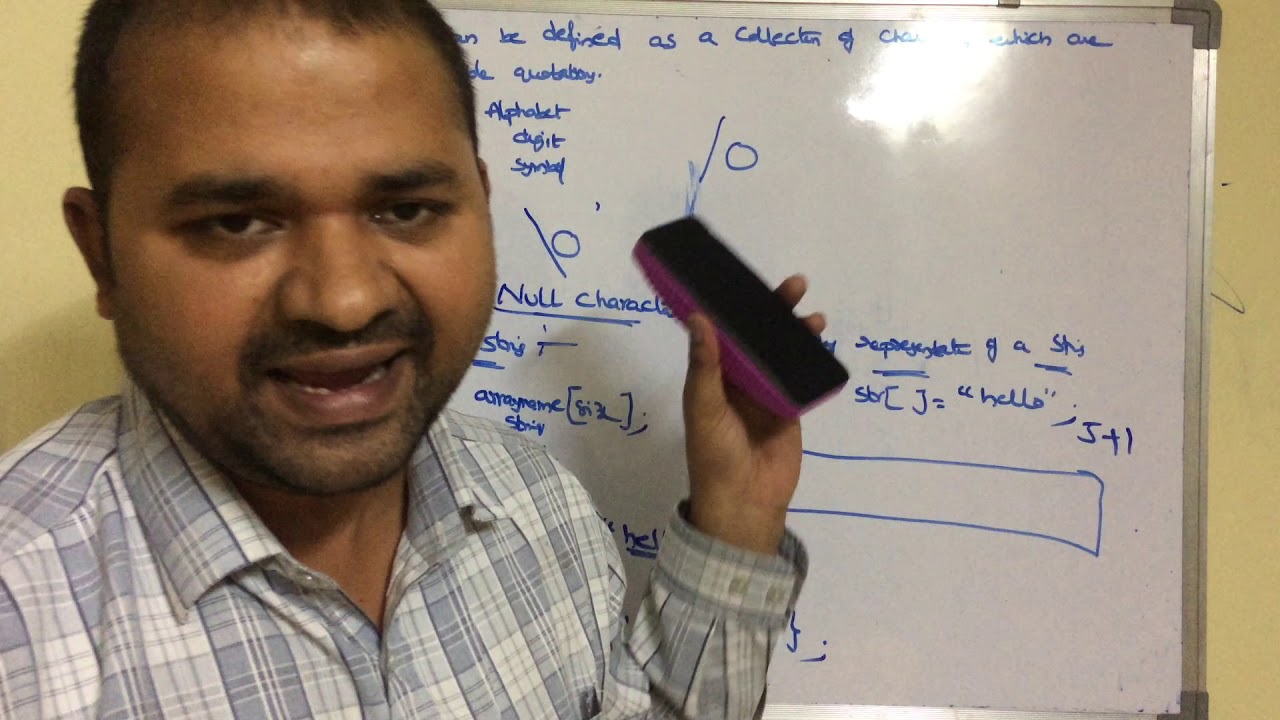 Strings in C Programming: Definition, Declaration, Initialization, and Memory Representation