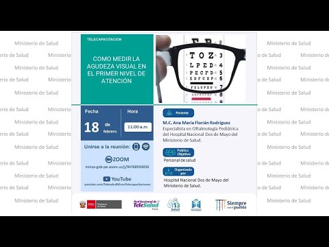 COMO MEDIR LA AGUDEZA VISUAL EN EL PRIMER NIVEL DE ATENCIÓN