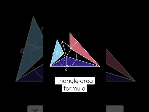 Triangle area formula