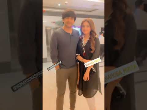 Aruba mirza meetup with humayun ashraf || humayun ashraf || #shorts || aruba mirza official