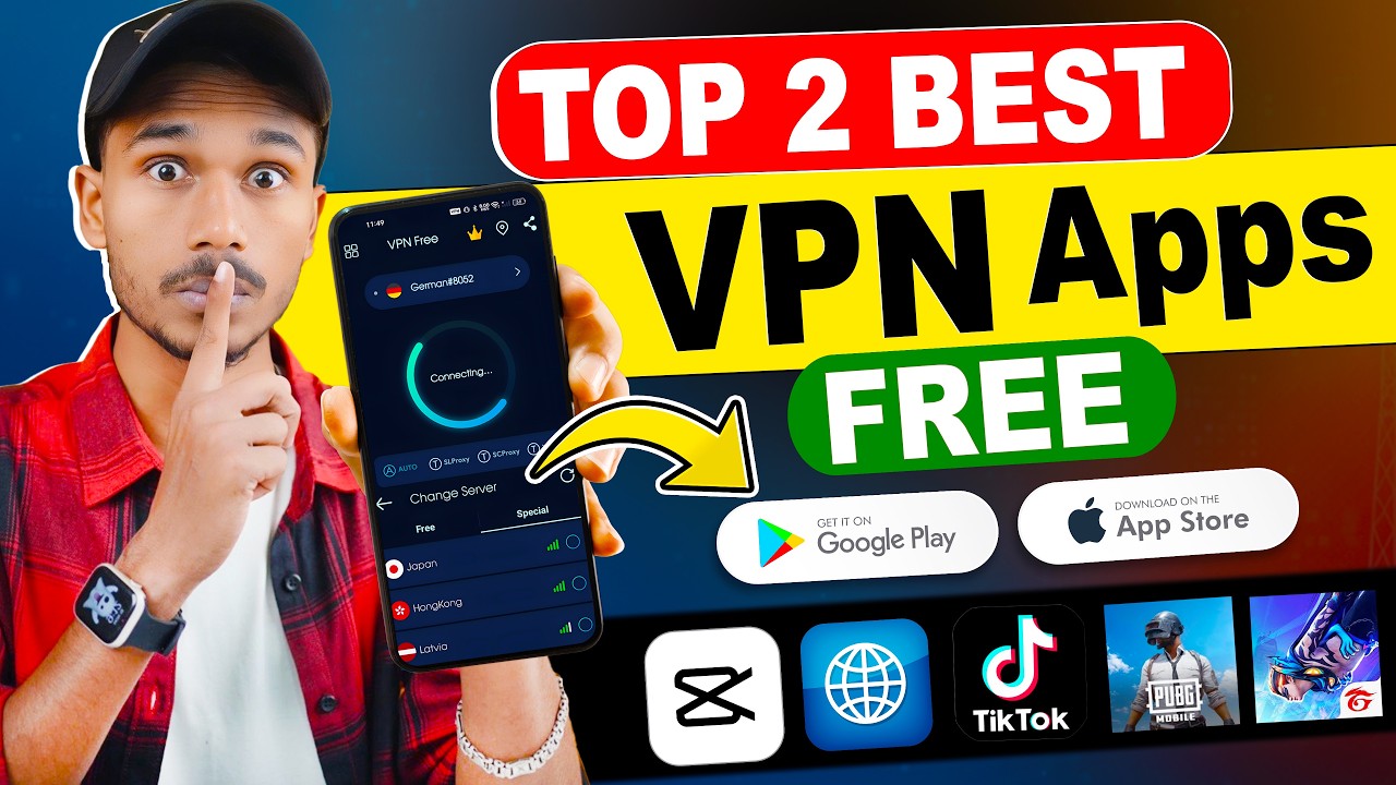 Top 2 Free VPNs for iPhone & Android 2026 🚀