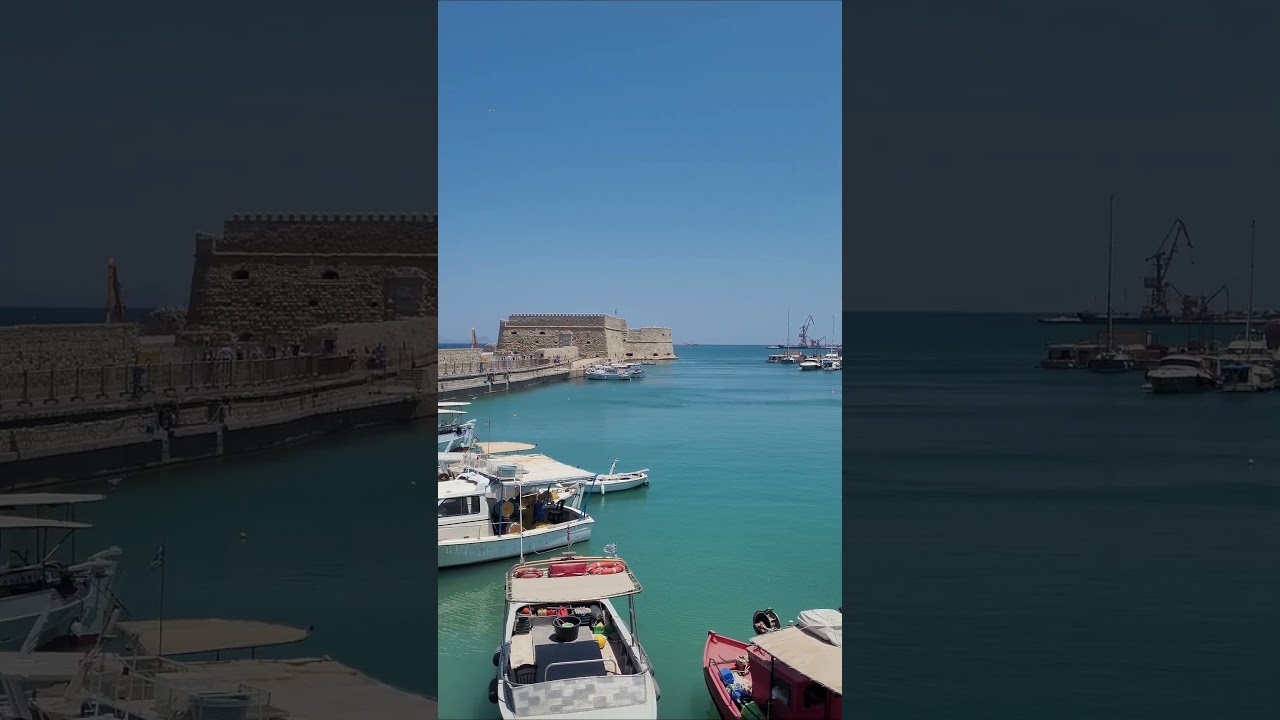 Explore the Historic Venetian Port of Heraklion, Crete 🇬🇷