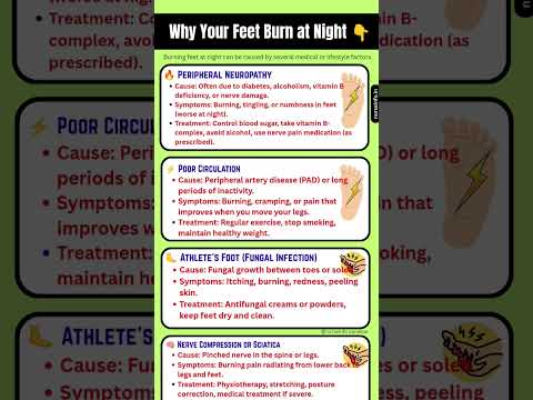 Why Your Feet Burn at Night 🦶