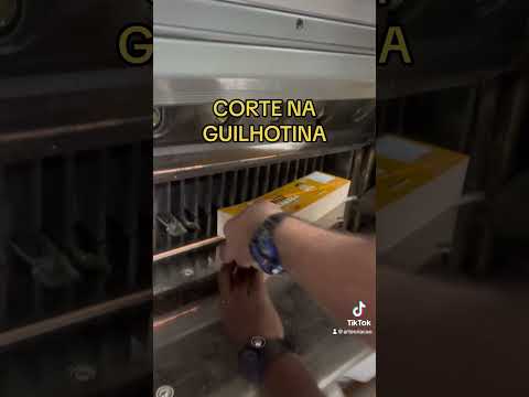 CORTE NA GUILHOTINA! #cortereto #grafica #designgrafico