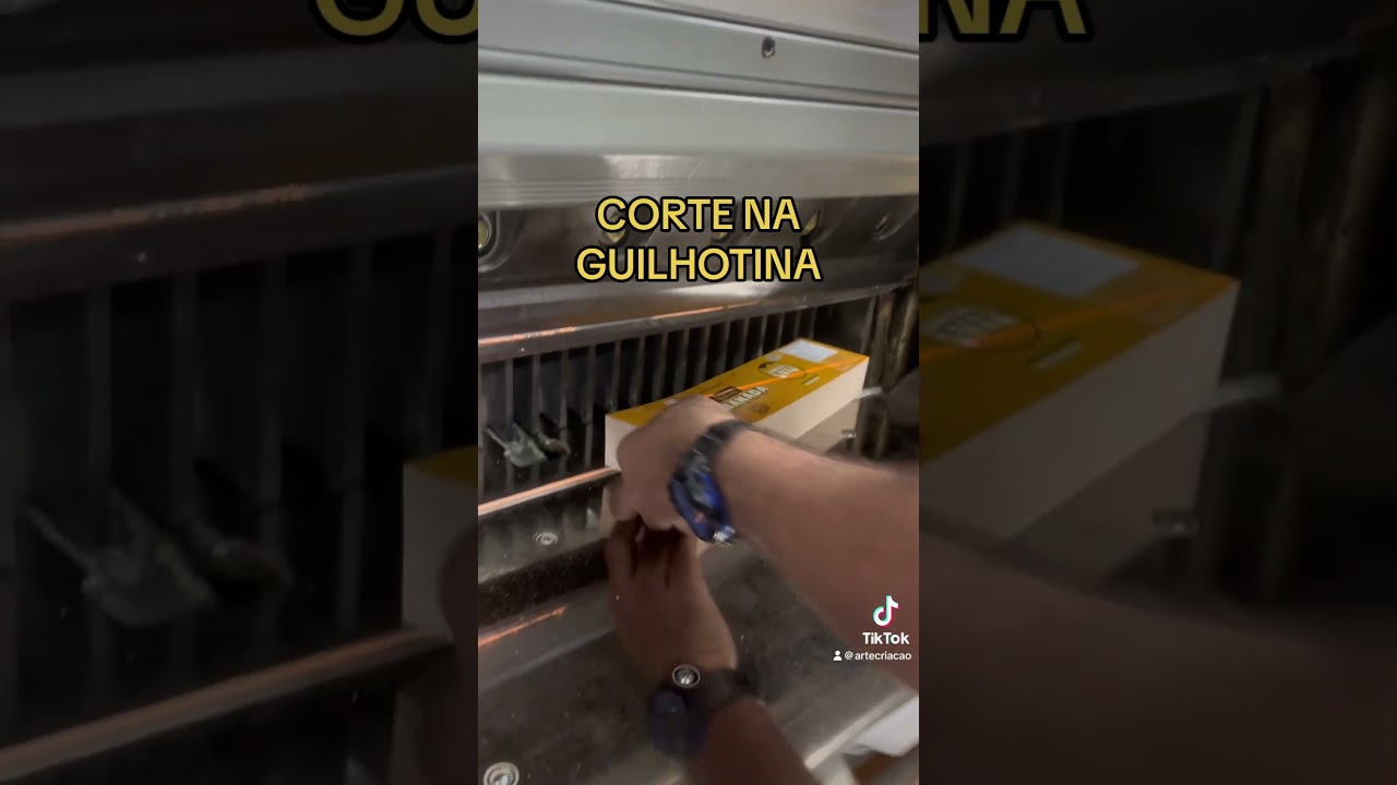 Aprenda a Fazer o Corte na Guilhotina com Precisão ✂️