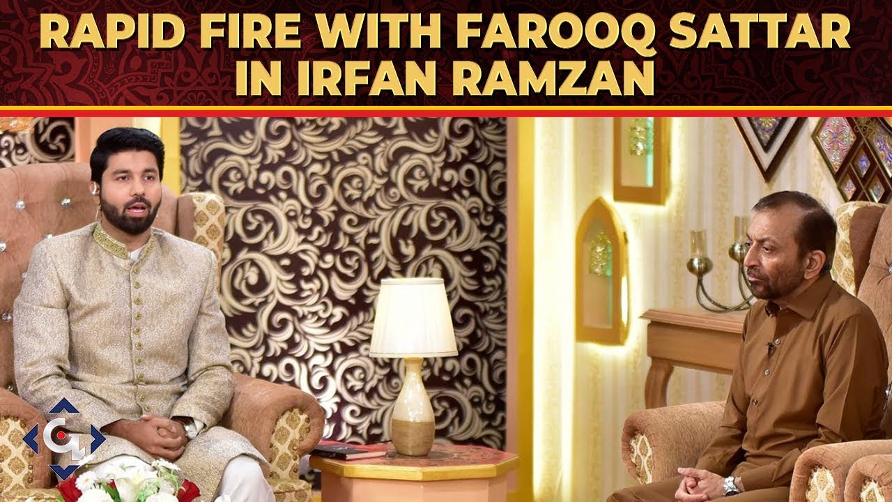 Exclusive Rapid Fire Q&A with Dr. Farooq Sattar | Iftaar Transmission, 4th Ramzan ๐