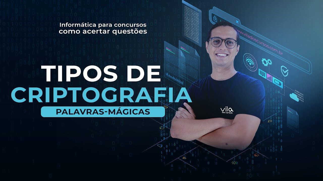 Concurso de Informática: Tipos de Criptografia e Chaves com Professor Danilo Vilanova 🔐