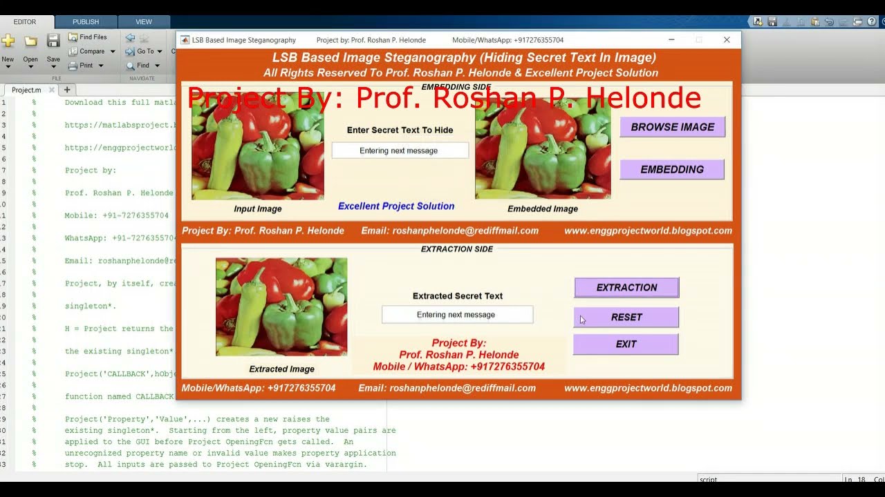 Secure Image Steganography with LSB Technique in MATLAB πΌοΈ