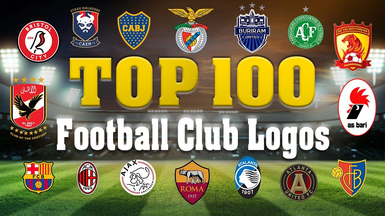 Top 100 Iconic Football Club Logos 🌍