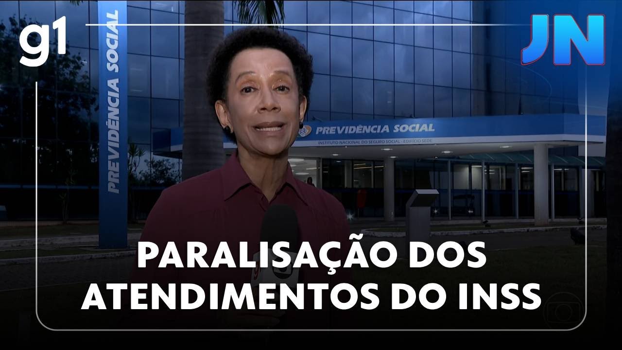Jornal Nacional: Paralisação do INSS gera reclamações nacionais