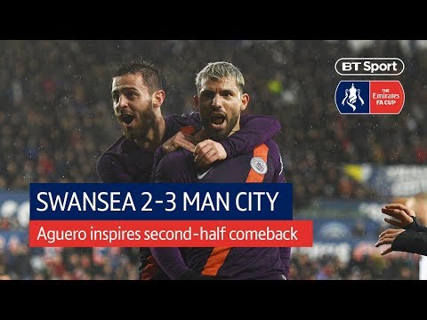 Swansea vs Man City (2-3) | Emirates FA Cup Highlights