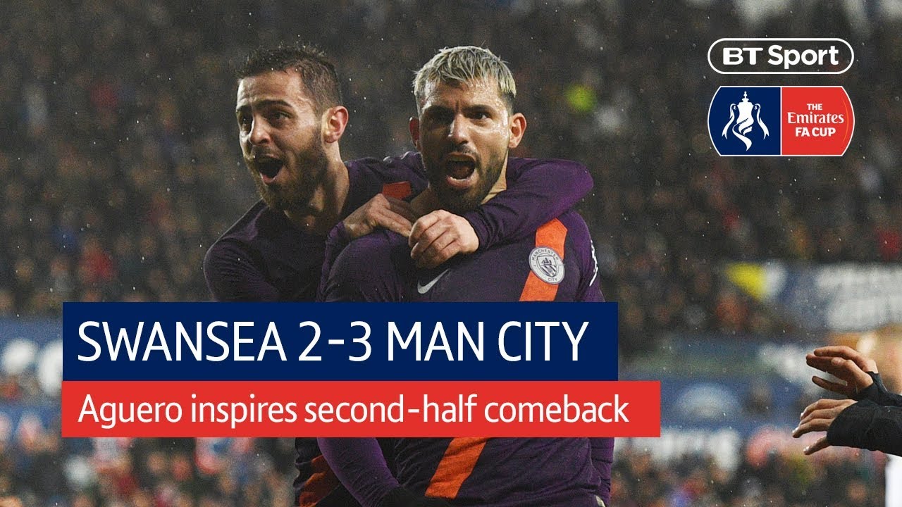 Epic Comeback! Swansea vs Man City (2-3) | FA Cup Semi-Final Highlights ⚽