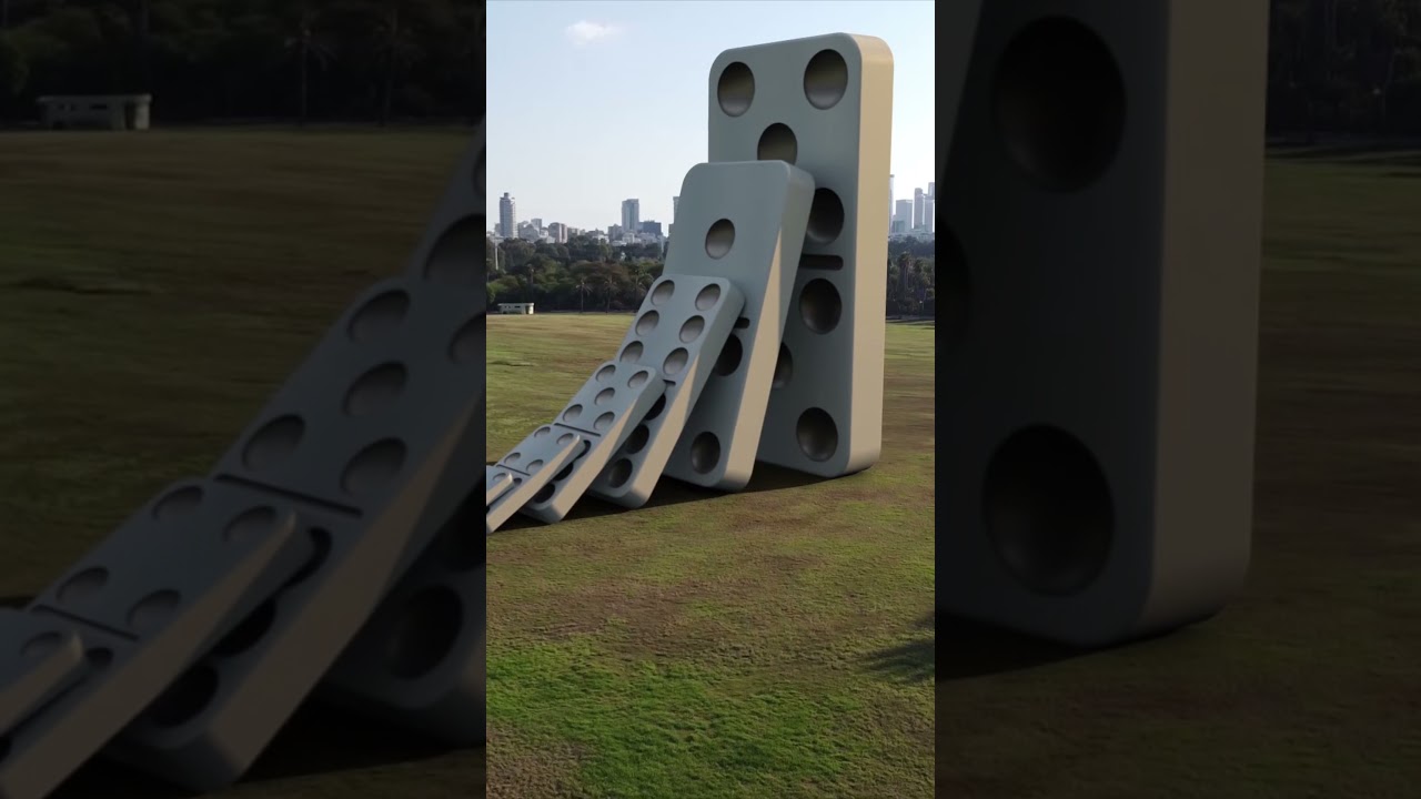 Big Domino Effect V2 | Satisfying Chain Reaction ๐