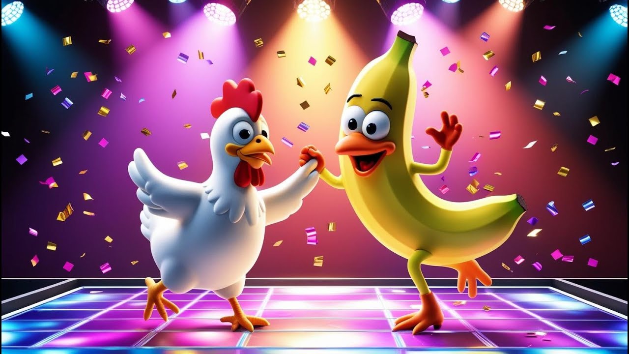 Chicken Banana Dance! Fun Jams for Kids ππ