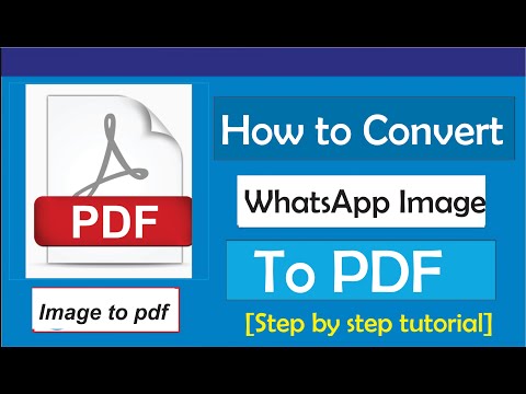 How to Convert WhatsApp Images to PDF